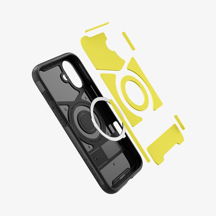 Immagine prodotto Spigen Slim Armor Mag iPhone 16 Magsafe czarny/nero ACS08227 (Apple iPhone 16)
