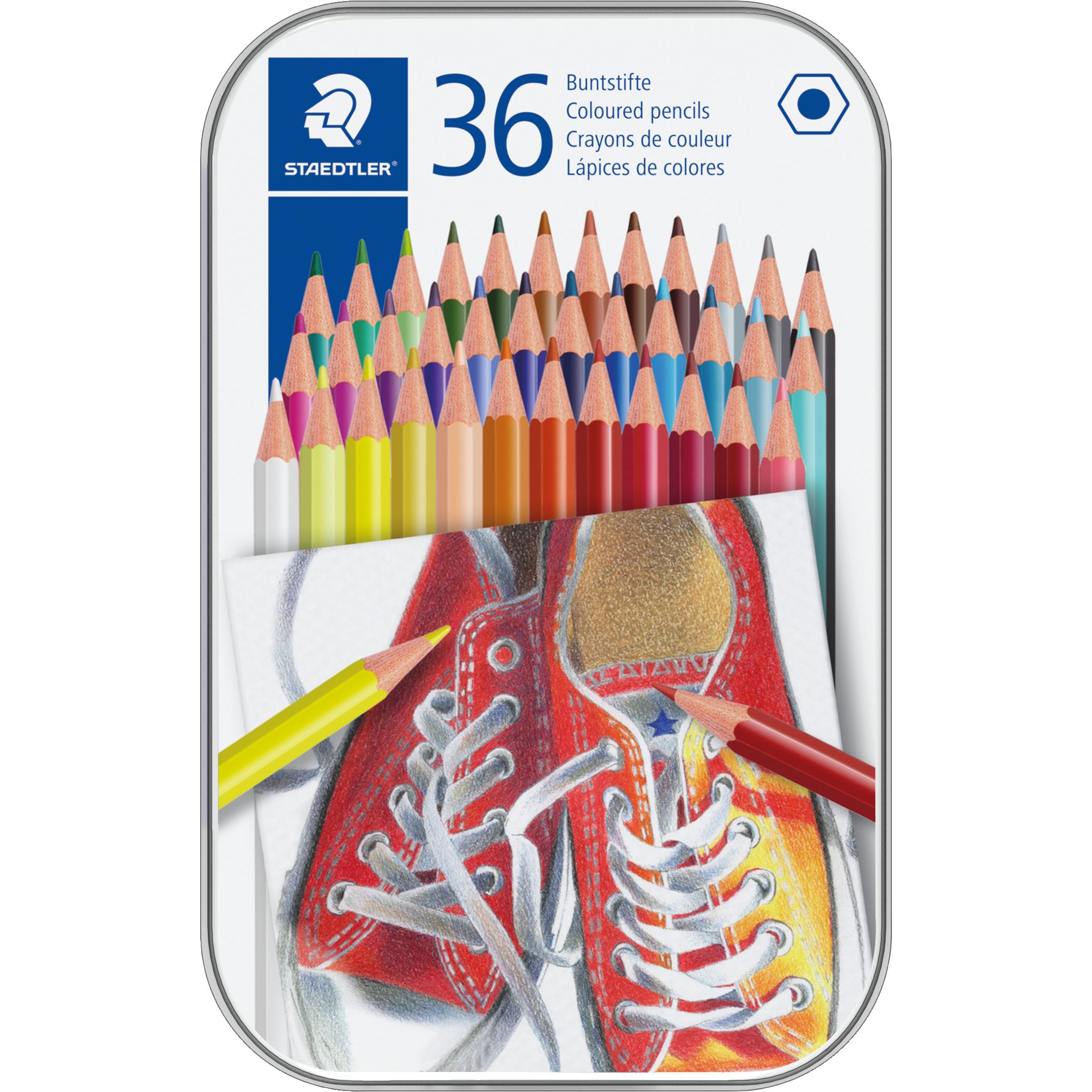 Staedtler, Malstifte, Buntstift hexagonal 36ST (Multicolor, 36 x)