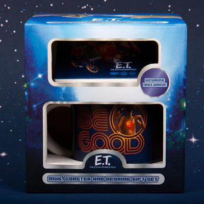 Immagine prodotto Fizz Creations Tazza, sottobicchiere e portachiavi E.T. - The Extra-Terrestrial Set Be Good (250 ml, 3 x)