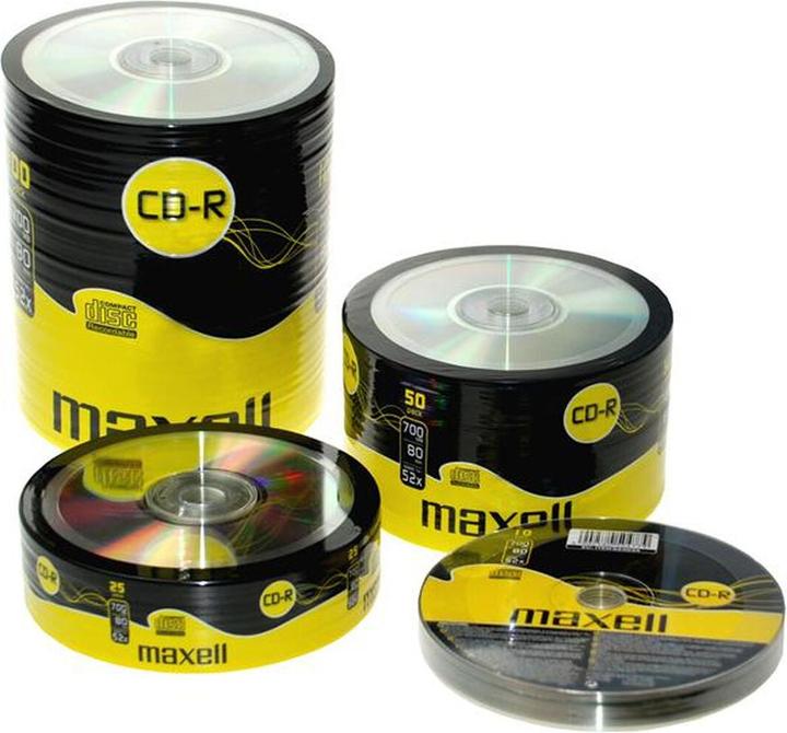 Image du produit Maxell CD-R 80min 700MB spindle 50pk 50 pièce(s) (50 x)