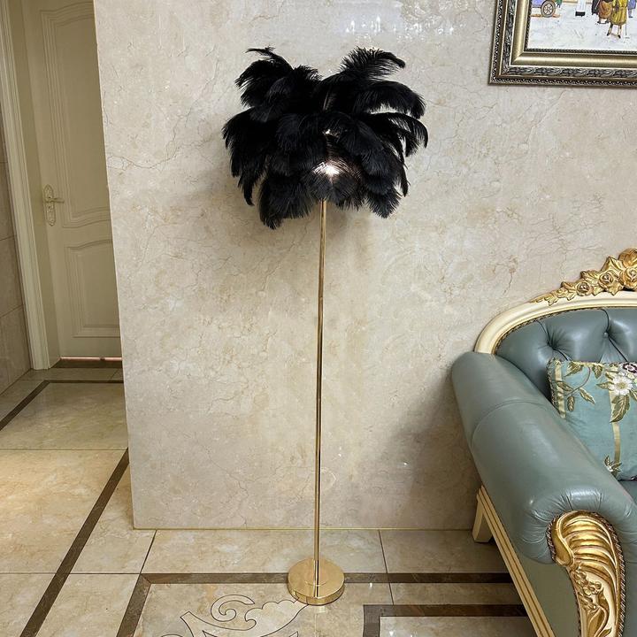 Produktbild Novidarte Straussenfeder-Stehlampe