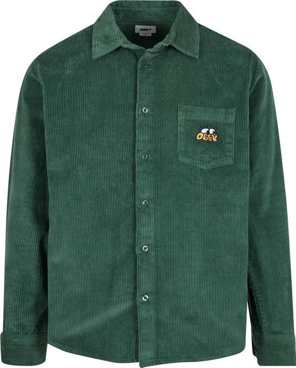 Actual product image Obey Peter Woven long sleeve shirt (M)