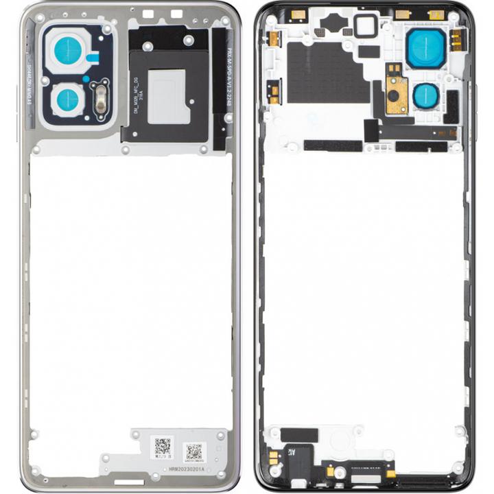 Actual product image Motorola Mittelrahmen f?r Moto G73, Lucent White
