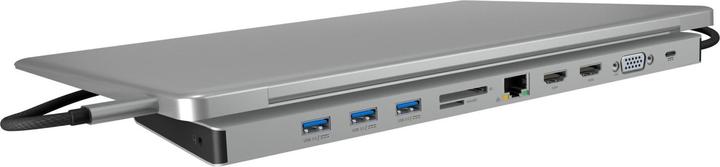 Actual product image Icy Box IB-DK2106a-CPD (USB-C, 6 ports)