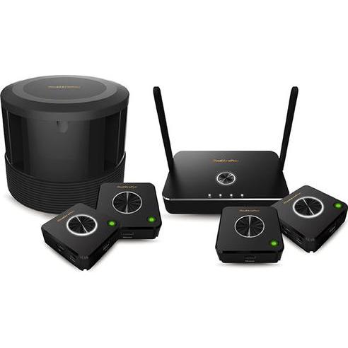 Thumbnail - EZCast Präsentations-System QuattroPod Deluxe (HDMI 1.4a, HDMI 1.4b), Wireless Transmitter, Schwarz