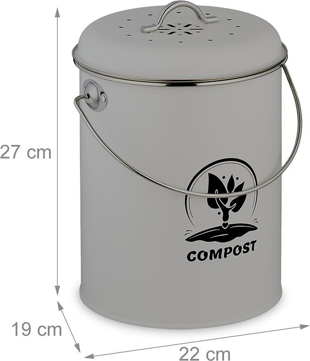 Produktbild Relaxdays Komposteimer (5.50 l)