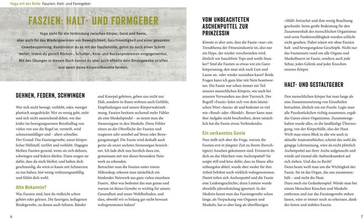 Produktbild Yoga mit der Faszienrolle (Deutsch, Amiena Zylla, 2018)