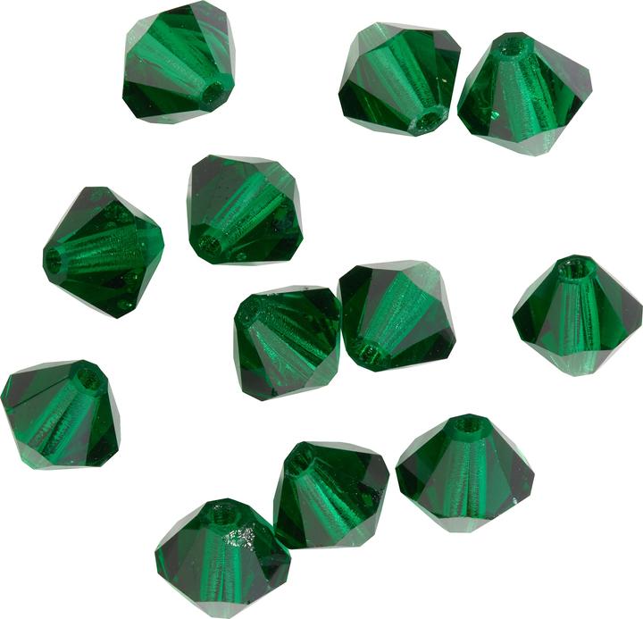 Produktbild Pracht Glasschliffglitzerperlen, 6 mm, 12 Stück