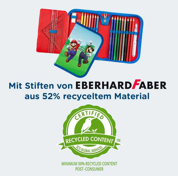 Produktbild Scooli Etui gefüllt Super Mario