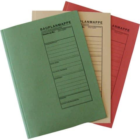 Rnk, Mappe, Verlag Bauplanmappe, (B)230 x (H)318 mm, farbig sortiert (A4, 1 x)