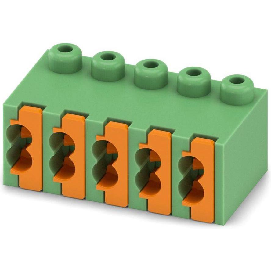 Phoenix Contact Terminale PCB PHOE, Cavo + Spina elettrica, Verde