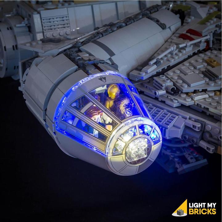 Actual product image Light my bricks LED Light Set for LEGO Star Wars UCS Millennium Falcon