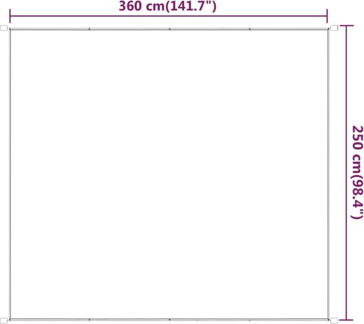 Produktbild vidaXL Senkrechtmarkise (0.60 m)