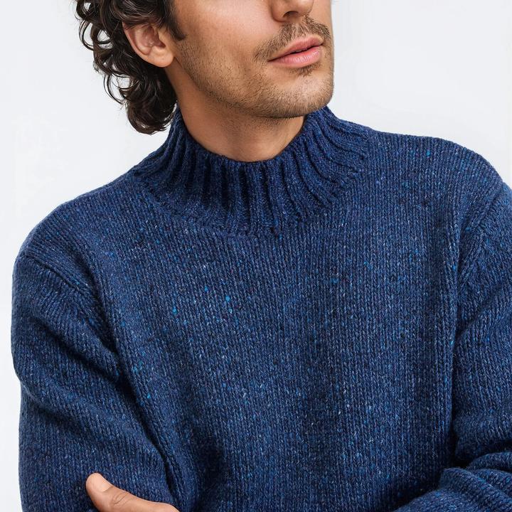 Image du produit La Redoute Collections Grobstrickpullover mit Stehkragen (XXL)