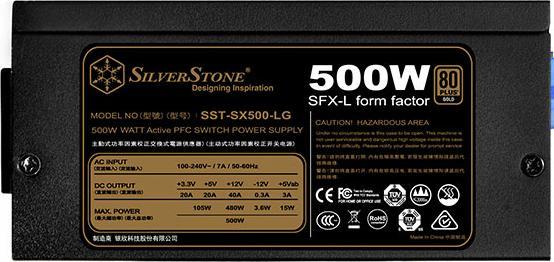 Actual product image Silverstone SST-SX500-LG v2.1 (500 W)