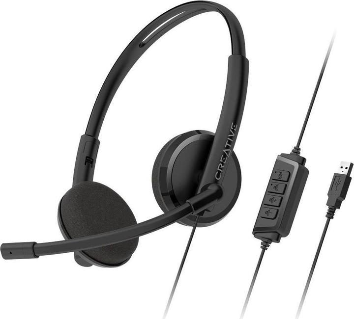 Actual product image Creative Labs SYS,HEADSET HS-220 BK WW (Wireless, USB Type-B)