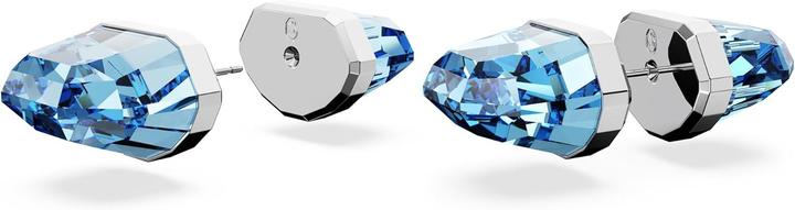 Actual product image Swarovski Lucent Stud Earrings Blue Rhodium top coat One size Crystals rhodiumplated crystals