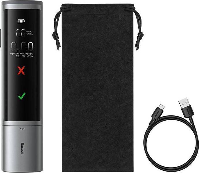 Image du produit Baseus Electronic Breathalyzer SafeJourney Pro (Grey)