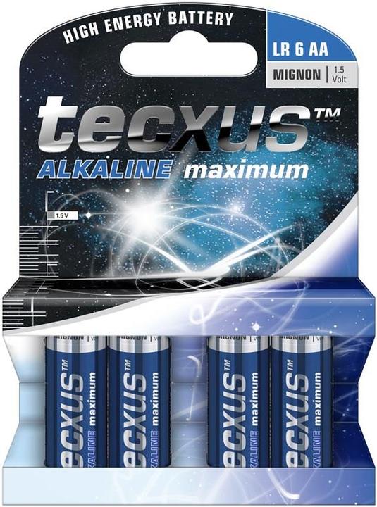 Actual product image Tecxus Alkaline maximum (4 pcs., AA, 2700 mAh)