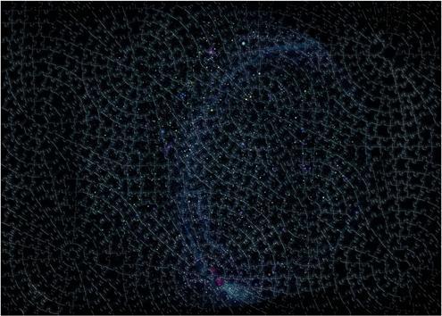 Actual product image Ravensburger Krypt Universe Glow (881 pieces)
