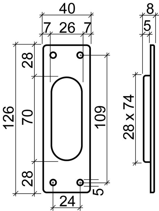 Immagine prodotto Werk14 Maniglie per porte scorrevoli