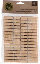 Produktbild 60er-Packung Wäscheklammern aus Bambus