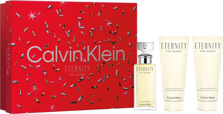 Actual product image Calvin Klein Eternity Christmas 2023 Eau de Parfum 50 / Body Lotion 100 / Shower Gel 100 (Perfume set)