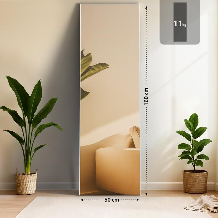 Image du produit CLP Spiegel Benicia Standspiegel und Wandspiegel in einem (160 x 50 cm)