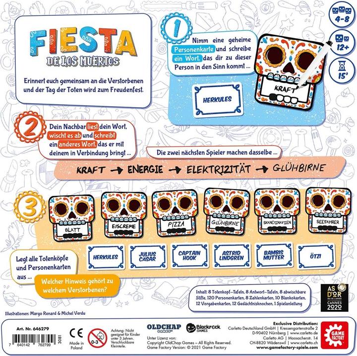 Produktbild Game Factory Fiesta de los Muertos (Deutsch)