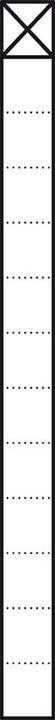 Siedle S. & Soehne piedistallo di comunicazione 1,3m sil/met 1Mod KSF 613-1 SM
