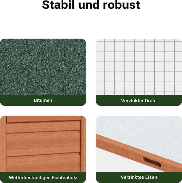 Actual product image Wiltec XXL rabbit hutch 1560x520x680mm free-range enclosure Rabbit cage Small animal hutch