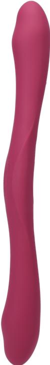 Actual product image Tryst Duet - Double Ended Vibrator with Wireless Remote - Berry