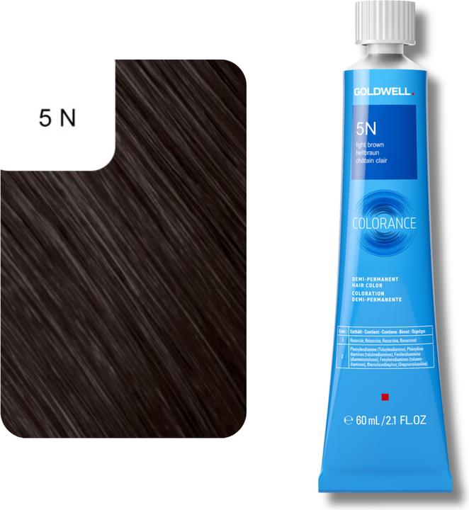 Image du produit Goldwell Colorance Tube Demi-Permanente (5N brun clair)