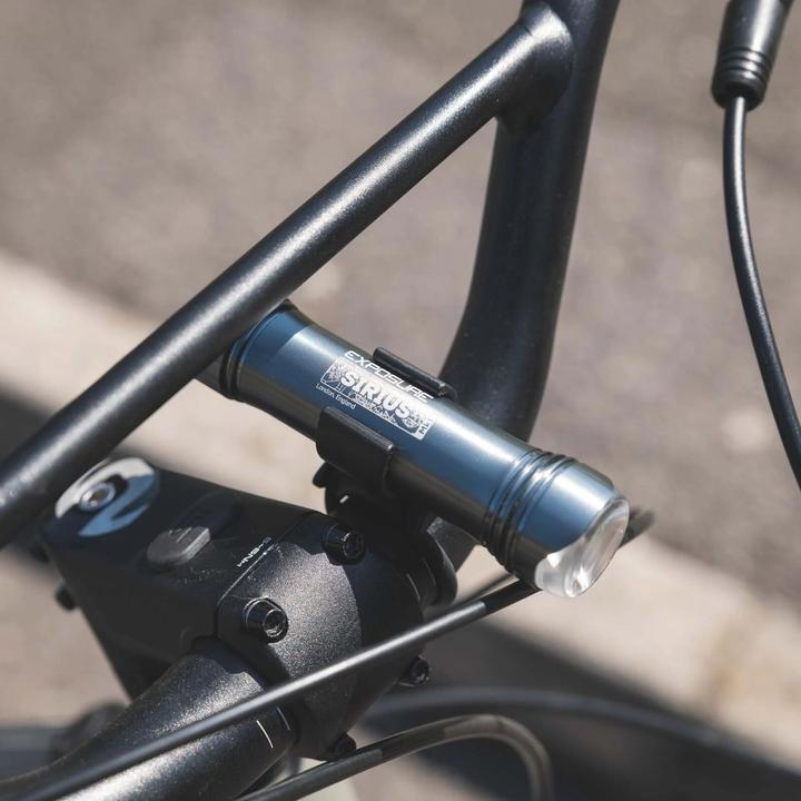 Actual product image Exposure Lights Sirius Mk9 City Lamp - with DayBright - Gun Metal Black (950 lm)