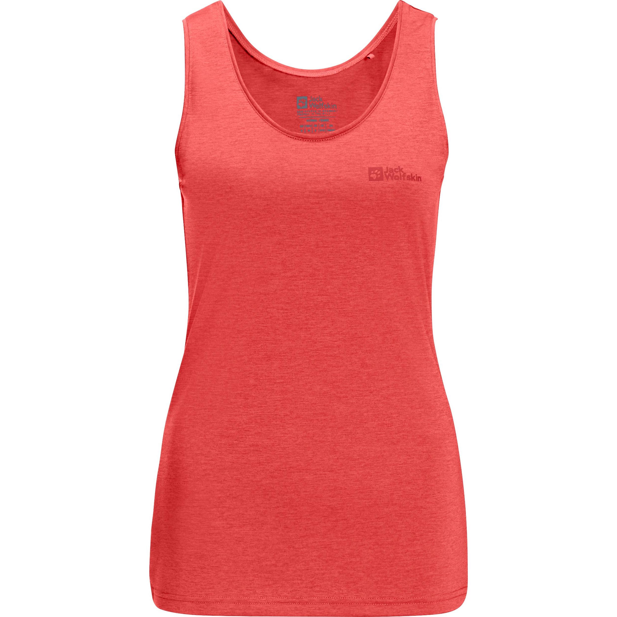 Jack Wolfskin, Damen, Sportshirt, Crosstrail Tank W (S), Rot, S