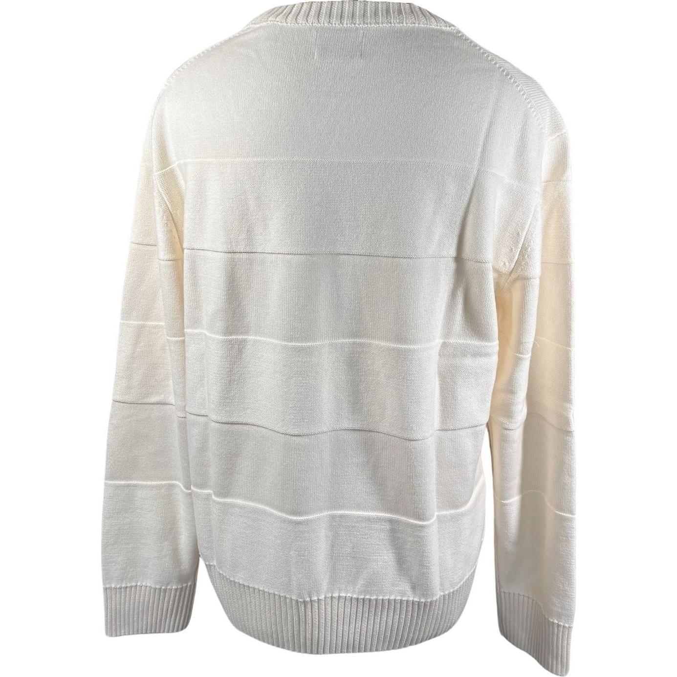 Thumbnail - GANT, Herren, Pullover, getreifter pullover barton, Weiss, (S)