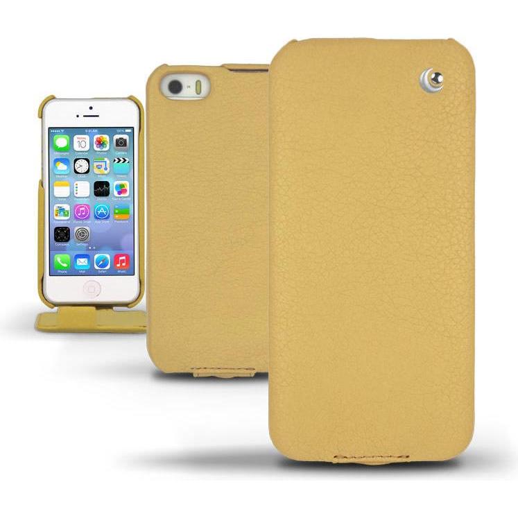 Thumbnail - Noreve Lederschutzhülle vertikal (Apple iPhone 5s), Smartphone Hülle, Orange