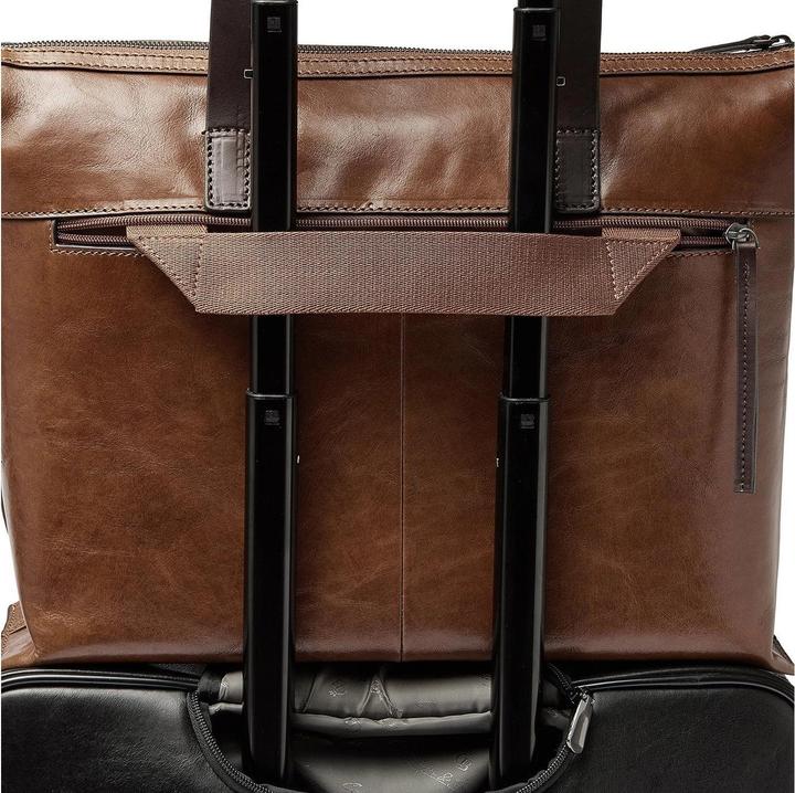 Actual product image Castelijn & Beerens Rien shoulder bag RFID protection leather 40 cm laptop compartment