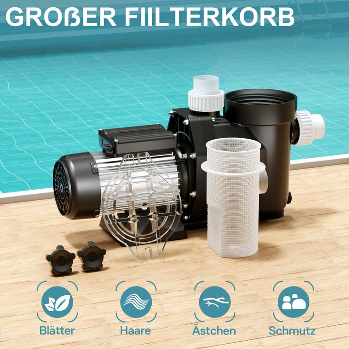 Actual product image Wiltec Pool pump 19200 l/h