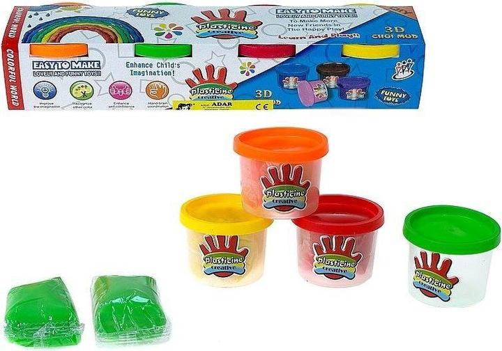 Actual product image Adar Set Knete in 4 Farben