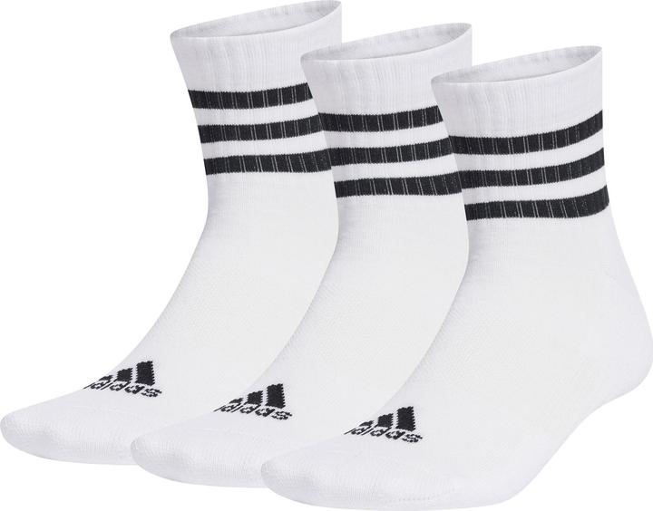 adidas 3-Streifen Cushioned Sportswear Mid-Cut Socken (3 Paar)