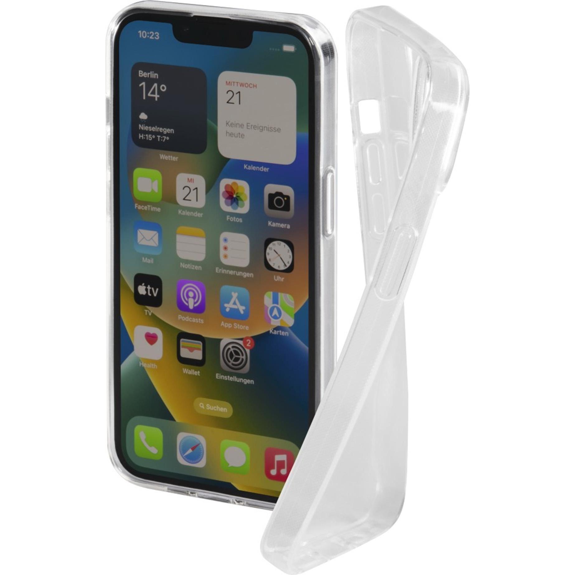 Hama Crystal Clear (Apple iPhone 14 Plus), Smartphone Hülle, Transparent