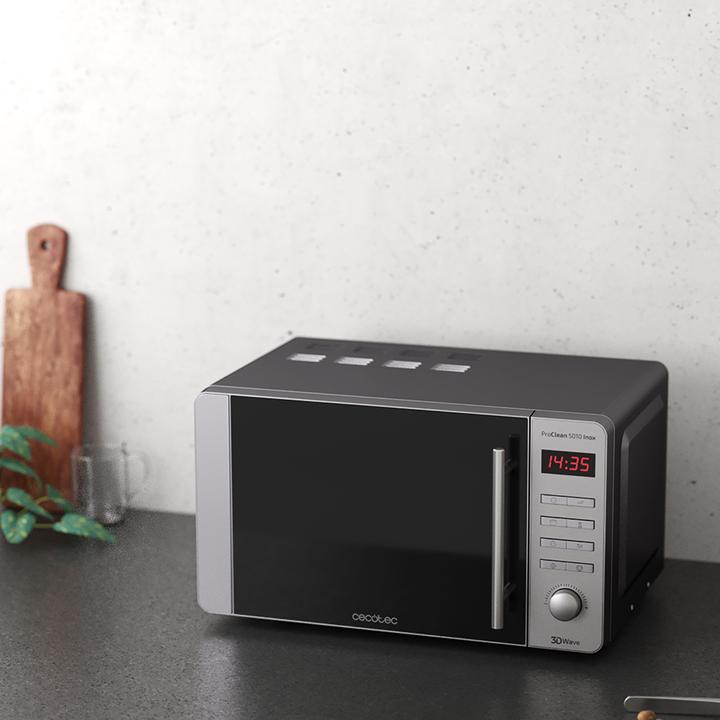 Actual product image Cecotec Pro Clean 5010 Inox Microwave 700 W without Grill (20 l)