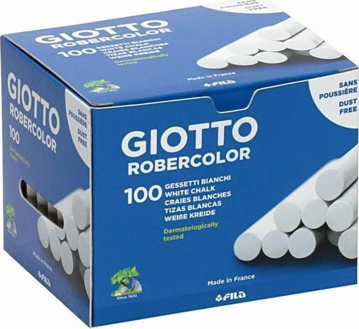 Actual product image Giotto ROBERCOLOR - blackboard crayons (White, 100 x)