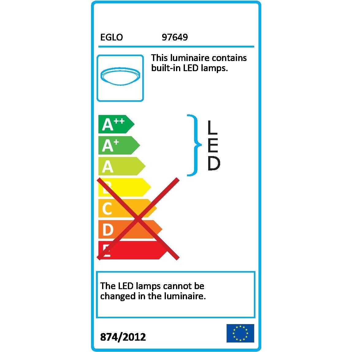 Thumbnail - EGLO, Wandleuchte + Deckenleuchte, Certino (420 lm)