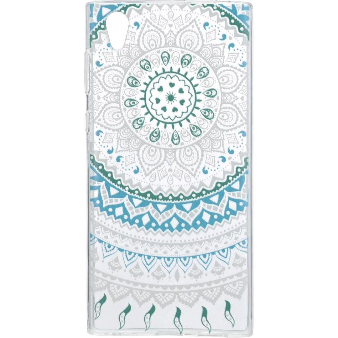 König Design Henna Cover für Handy Sony Xperia XA2 Case Schutz Hülle Silikon Etui Sonne Blau (Sony Xperia XA2), Smartpho...