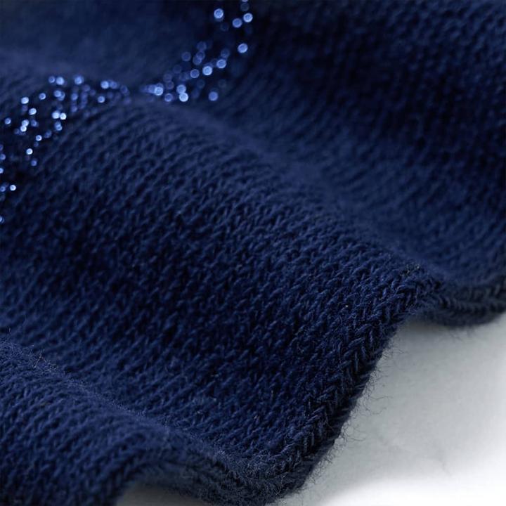 Produktbild vidaXL Kinderstrumpfhose Marineblau 128,Farbe: Marineblau,Material (128)