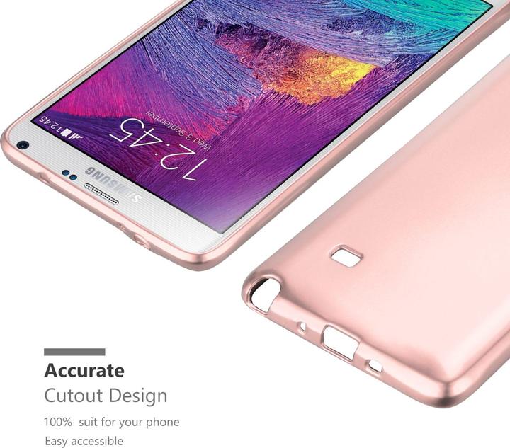 Productafbeelding Cadorabo Hard Cover Mat Metalen Hoesje voor Samsung Galaxy NOTE 4 (Samsung Galaxy Note 4)