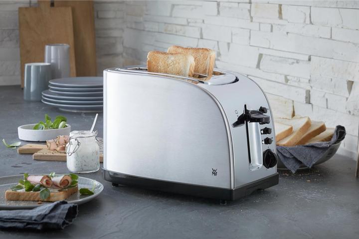 Produktbild WMF Stelio Doppelschlitz-Toaster mit Brötchenaufsatz