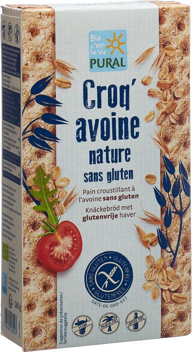 Actual product image Pural Croq'Oats Nature gluten free (160 g)